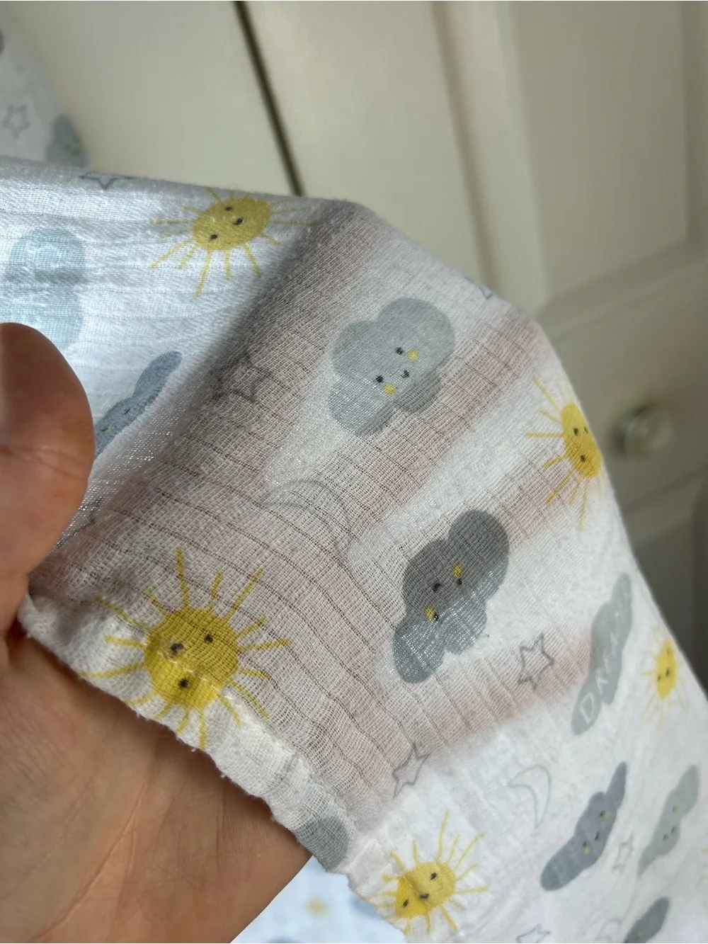 Ideal Baby by Aden + Anais Sweet Dreams Cloud Swaddle Blanket Sun Moon Stars